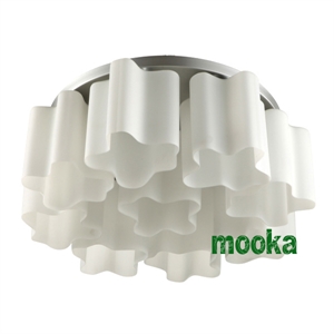 Picture of Artemide Logico Quadruple Nest ceniling Lamp  (9 Glass Chimney)