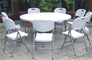 Image de 5ft fold in half table