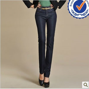 Picture of 2013 new arrival fashion design 100 cotton fashion lady straight jeans LJ006