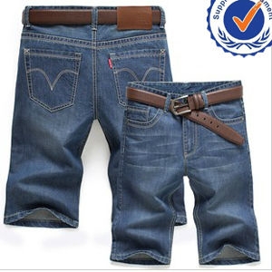 2013 new arrival fashion design cotton men middle jeans welcome OEM and ODM MM009