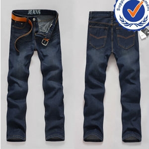 2013 new arrival fashion design cotton men straight jeans welcome OEM and ODM MS009 の画像