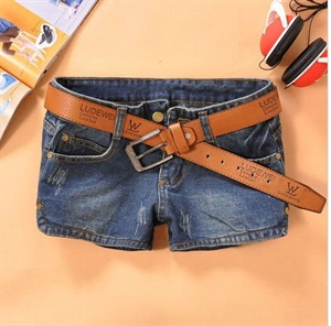 slim jeans shorts for girl JS008