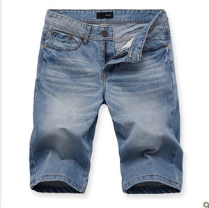 Изображение light colour men middle jeans M008