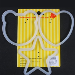 Transparent Fried egg apparatus