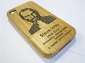 Image de Original Green 100% Natural Bamboo Case Steve Jobs for iPhone 4S protective cases