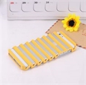 Image de Soft Phone Case Shape of Strips Cover +Screen Protector Film for Iphone 4S