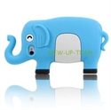 Image de Cartoon 3D Iphone Silicone iPhone 4S Protective Cases Elephants , Dustproof Phone Case