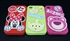 Lovely Cartoon Silicone Case For Iphone 4 4S , Shatterproof Rose Color の画像