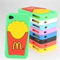 Image de Mcdonald's Colors Durable iPhone 4S Silicone Cases With Lines Clearly Visible Design