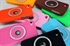 Duarable Lycra Camera Pattern Colorful iPhone 4 4s Silicone Protective Cases
