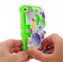 Image de Hybrid PC Plastic / Silicone Air Bubble iPhone 4S Protective Cases Shockproof