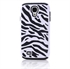 Picture of Samsung Galaxy S4 i9500 Dual Layer Zebra Hard Plastic Soft Silicone Mesh Case