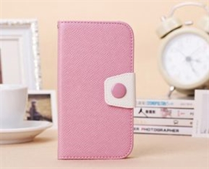 Colorful Samsung Protective Case Anti Scratch , Leather Wallet Phone Case の画像