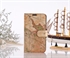 Image de Map Leather Samsung Protective Case For Galaxy Note 2 N7100 Credit Card