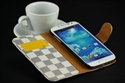 PU Leather Samsung Protective Case For Samsung s4 Free Bumper