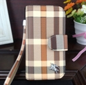 Samsung 9500 Burberry Plaid Samsung Protective Phone Case And Wallet