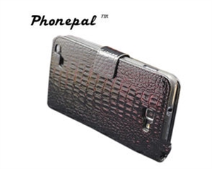Изображение Double Side Crocodile Leather Hard Back Covers Cases Skin for Samsung i9220