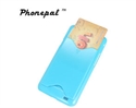 Anti Finger Prints Light Blue Plastic Holder Samsung Carring Protective Case for i9100