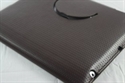 Line texture real genuine leather cover for ipad2