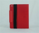 Stand design leather cover cases for ipad2