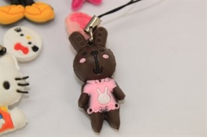 Picture of Silica Gel 3D Cartoon Design Cell Phone Ornaments Accessories in Stereoscopic Effect