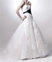 Изображение S611 Hot Sale Graceful Sweetheart Mermaid Sash Lace Bridal GownS611