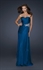Image de 2417  Hot Sale deep blue sweetheart beaded Fashion Evening Dresses2417