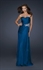 Image de 2417  Hot Sale deep blue sweetheart beaded Fashion Evening Dresses2417