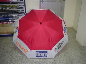 Image de promotional golf umbrella with air vent umbrella with logo on the bottom of the handle