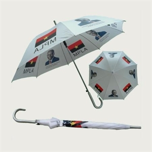 Image de auto open advertising white golf umbrella