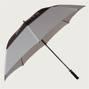 double layer golf umbrella with elastic ribbon の画像