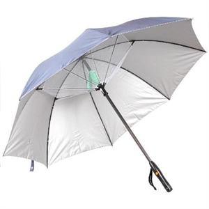 Fashion mens white fan umbrella