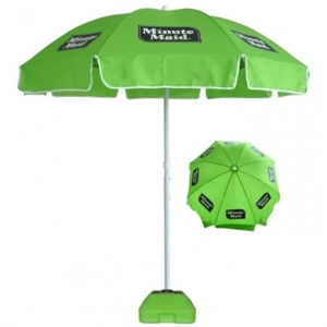 42inch beach parasol umbrella with logo printing の画像
