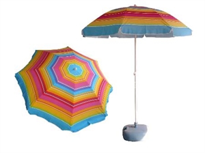 Изображение high quality stripe beach parasol with tilt