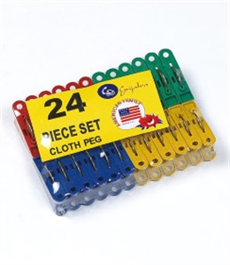 Image de 24PC PALSTIC CLOTH PEG