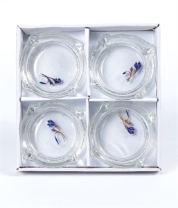 4PC GLASS ASHTRAY の画像