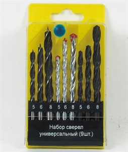 9PC TWIST DRILL SET