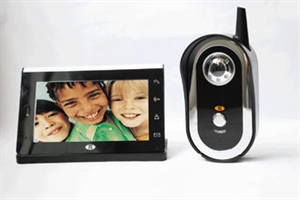 Wireless Audio 2.4ghz Villa Video Door Phone With 7 Inch Screen